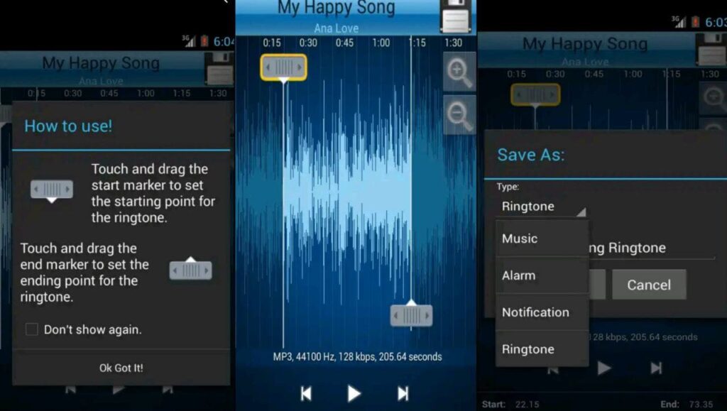 افضل تطبيق لقص الموسيقى على هاتفك الاندرويد بشكل مجاني 